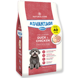 네츄럴코어 - 강아지 어드밴티지 덕 앤 치킨 6kg