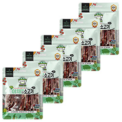 야채앤 - 소고기 슬라이스 160g x 5개 묶음셋트