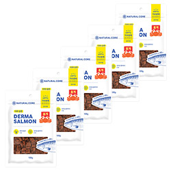 네츄럴코어 - 더마 살몬 홍게 100g x 5개 묶음셋트